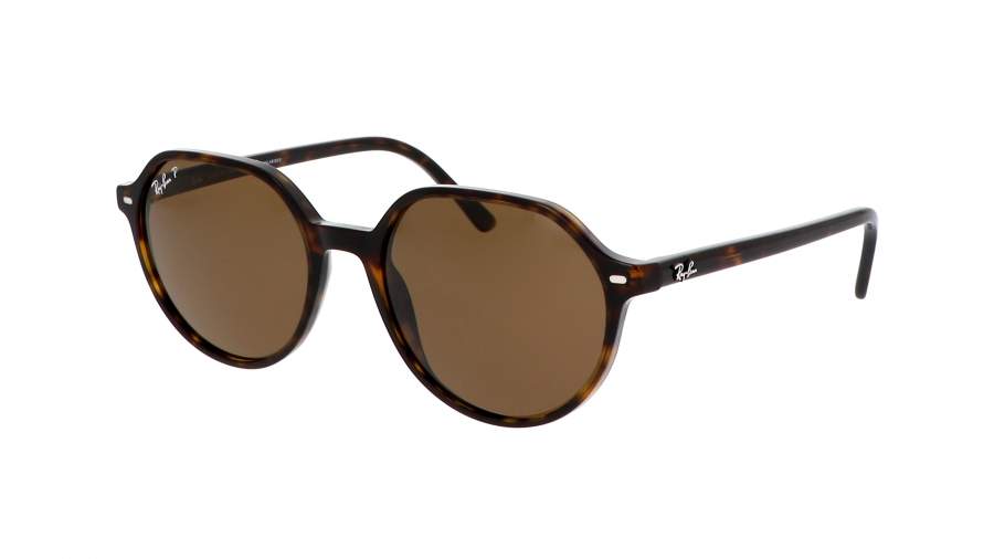 Lunettes de soleil Ray-Ban Thalia Havana Écaille RB2195 902/57 53-18 Medium Polarisés en stock