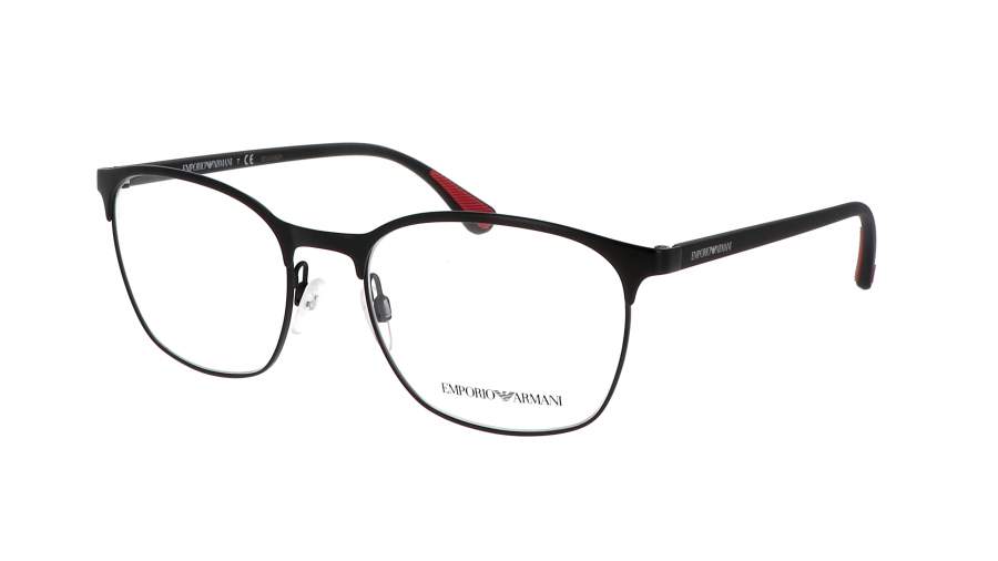 Brille Emporio Armani EA1114 3001 54-18 Schwarz Matt Mittel auf Lager