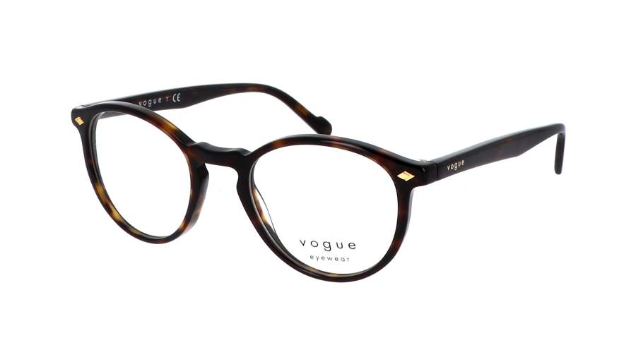 Brille Vogue VO5367 W656 48-20 Dark havana Tortoise Schmal auf Lager