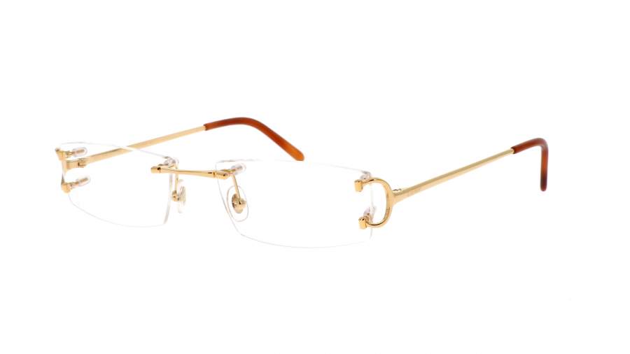 Lunettes de vue Cartier CT0092O 001 53-19 Or na zalihi