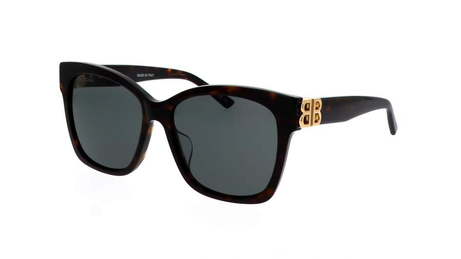 Lunettes de soleil Balenciaga BB0102SA 002 57-16 Écaille Large en stock