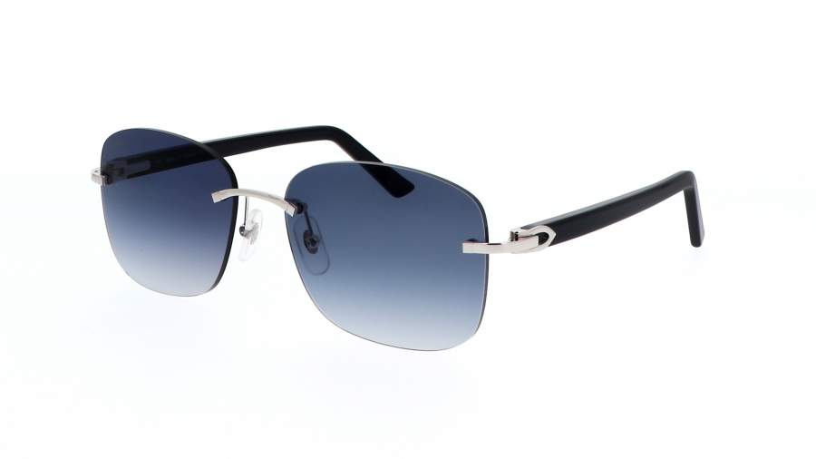 Sonnenbrille Cartier CT0227S 003 58-17 Schwarz Breit auf Lager