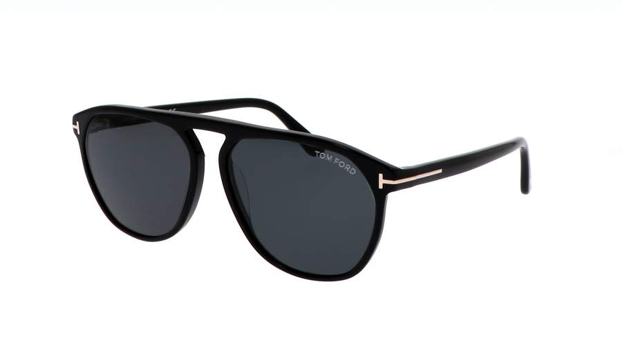 Sonnenbrille Tom Ford Jasper Schwarz FT0835S 01A 58-15 Breit auf Lager