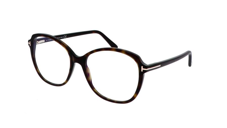 Brille Tom Ford FT5708-B/V 052 57-17 Tortoise Breit auf Lager