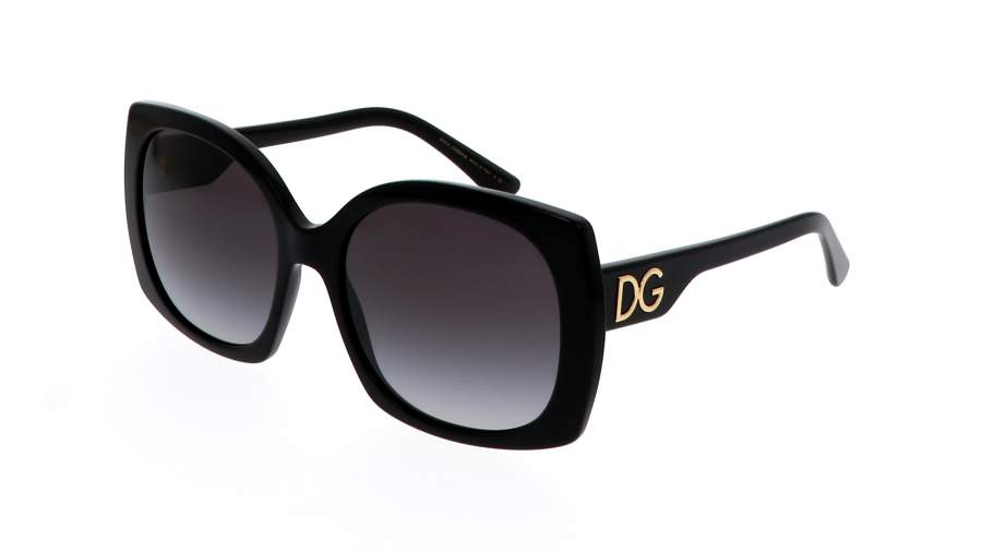Sonnenbrille Dolce & Gabbana DG4385 501/8G 58-18 Schwarz Breit Gradient Gläser auf Lager