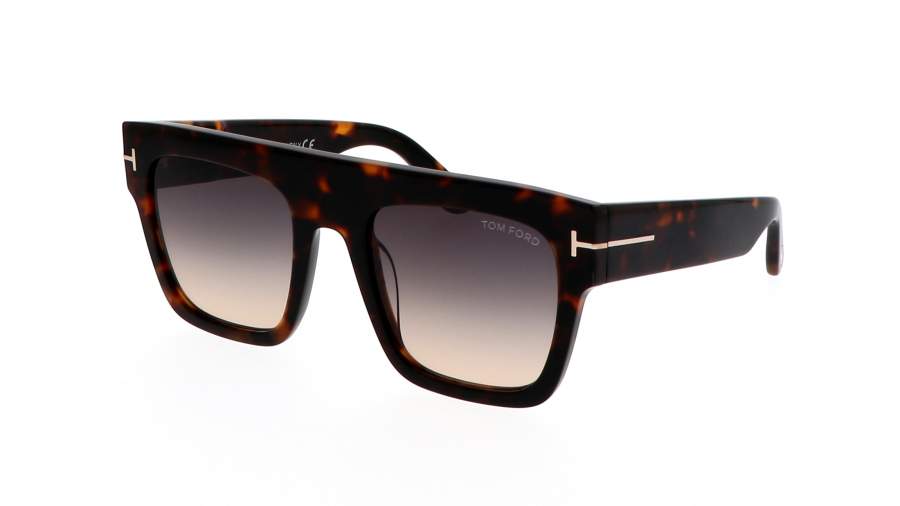Sonnenbrille Tom Ford Renee Tortoise FT0847S 52B 52-21 Mittel Gradient Gläser auf Lager