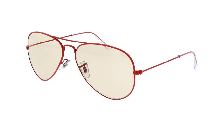 Occhiali da sole Ray-Ban Aviator Evolve RB3025 9221/T2 58-14 Rosso in stock