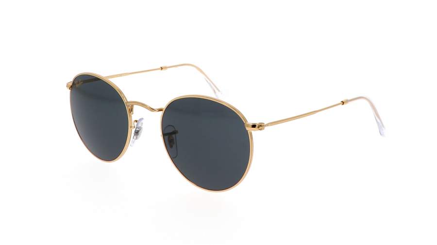Lunettes de soleil Ray-Ban Round Legend Gold Metal Or RB3447 9196/R5 47-21 Small en stock