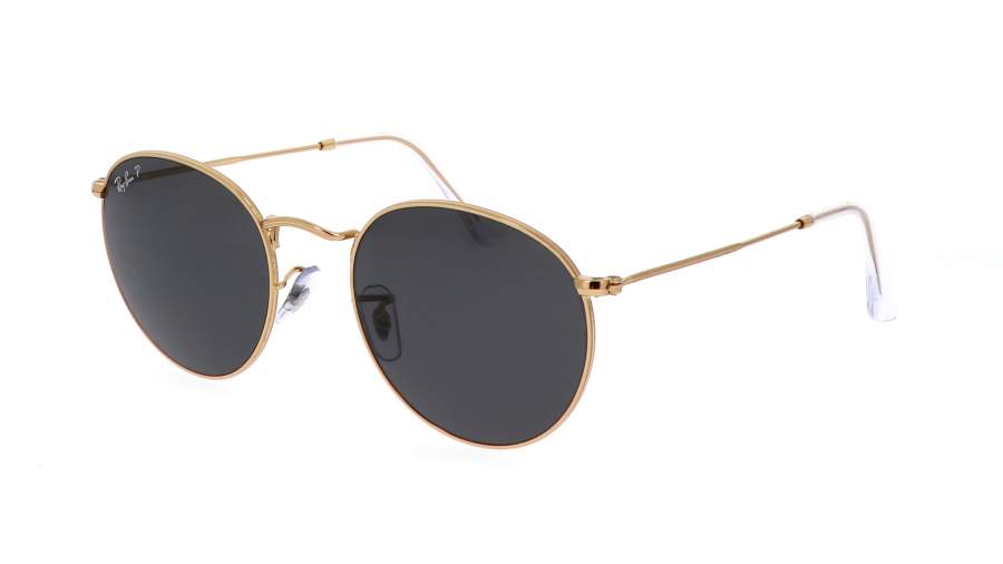Sonnenbrille Ray-Ban Round Metal Gold RB3447 9196/48 50-21 Mittel Polarisierte Gläser auf Lager