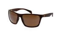 Maui Jim Makoa Woodgrain Brun Mat HCL Bronze H804 25W 59-17 Medium Polarisés Miroirs