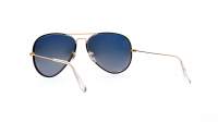 Ray-Ban Aviator Full Color Schwarz Matt RB3025JM 9196/71 58-14 Mittel Gradient Gläser