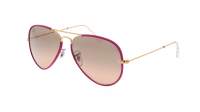 Ray-Ban Aviator Full Color RB3025JM 9196/3E 58-14 Viola
