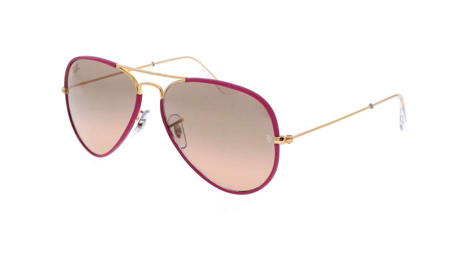 Occhiali da sole Ray-Ban Aviator Full Color RB3025JM 9196/3E 58-14 Viola in stock