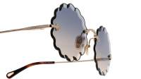 Chloé Rosie Gold CH0047S 006 53-19 Schmal Gradient Gläser