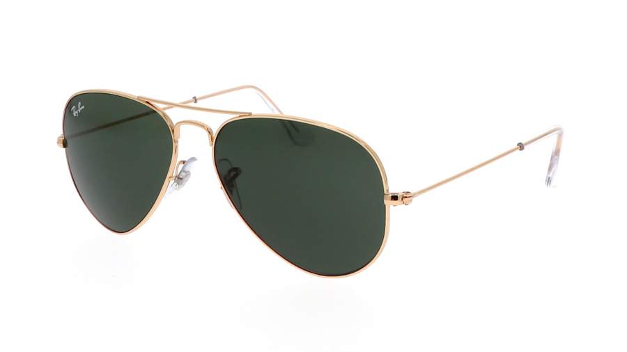 Occhiali da sole Ray-Ban Aviator Large Metal RB3025 W3234 55-14 Oro in stock