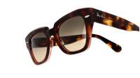 Ray-Ban State street Havana Tortoise RB2186 1324/BG 49-20 Mittel Gradient Gläser