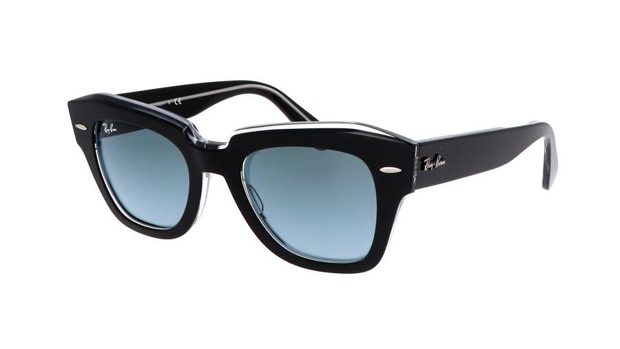 Occhiali da sole Ray-Ban State street RB2186 1294/3M 52-20 Nero in stock