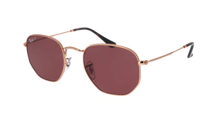 Occhiali da sole Ray-Ban Hexagonal RB3548N 9202/AF 51-21 Rose Gold in stock