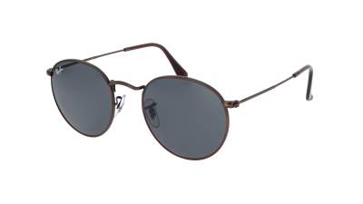 Ray-Ban Round Antique copper Metal Grau Matt RB3447 9230/R5 50-21 Mittel