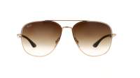 Ray-Ban RB3683 001/51 56-15 Arista Or Medium Dégradés