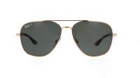 Ray-Ban RB3683 001/58 56-15 Arista Gold Mittel Polarisierte Gläser