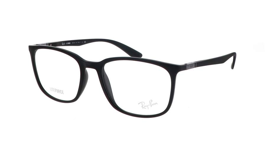 Brille Ray-Ban Liteforce Sand black Schwarz Matt RX7199 5204 54-18 Breit auf Lager