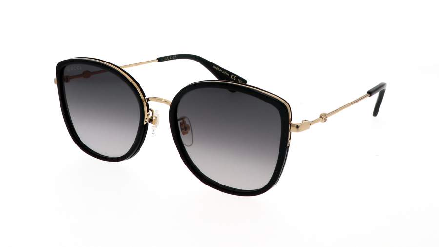 Sunglasses Gucci GG0606SK 001 56-19 Black Medium Gradient in stock