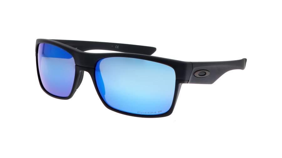Lunettes de soleil Oakley Twoface Noir Mat Prizm Sapphire OO9189 46 60-16 Large Polarisés Miroirs en stock