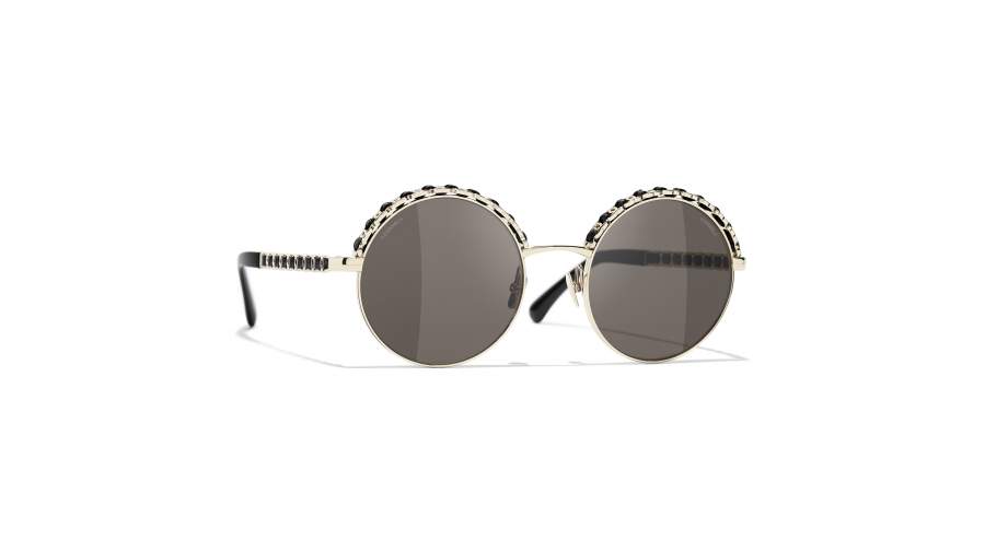 Occhiali da sole CHANEL Chaîne CC CH4265Q C395/3 53-21 Oro in stock