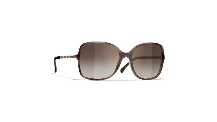 Occhiali da sole CHANEL Chaîne CH5210Q 1661/S5 57-17 Ecaille in stock