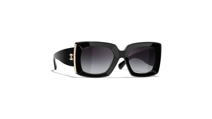 Occhiali da sole CHANEL Tweed CH5435 C622/S6 53-22 Nero in stock