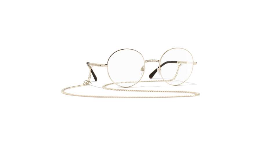 Lunettes de vue Chanel Chaîne Or CH2186 C395 51-21 Medium en stock