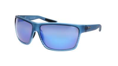 Maui Jim Alenuihaha Blau Matt Super thin glass B839-03S 64-14 Breit Polarisierte Gläser Verspiegelte Gläser