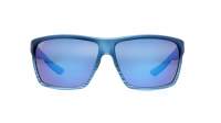 Maui Jim Alenuihaha Blau Matt Super thin glass B839-03S 64-14 Breit Polarisierte Gläser Verspiegelte Gläser