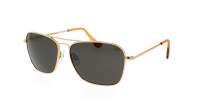 Randolph Intruder Gold 23k Gold IR008 58-15 Mittel Polarisierte Gläser