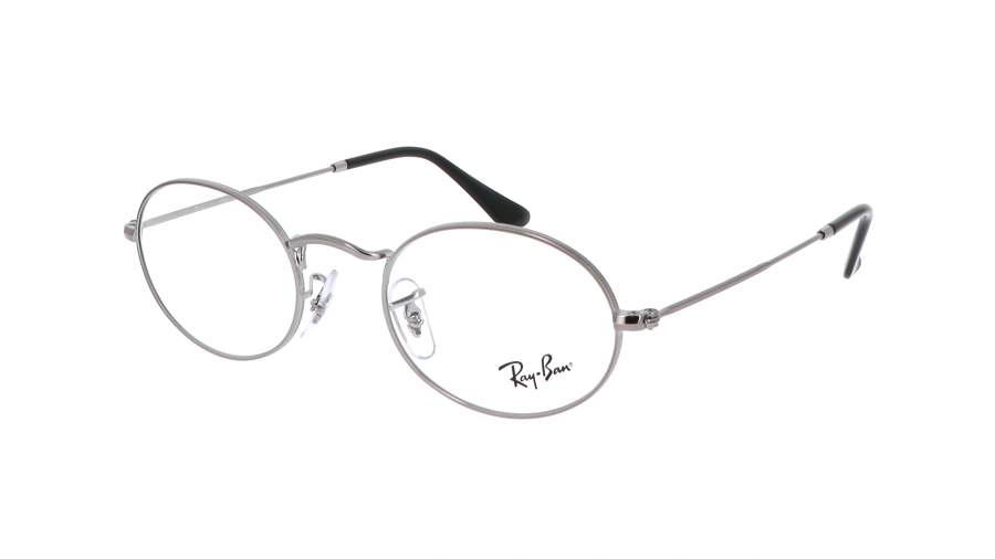 Brille Ray-Ban RX3547 RB3547V 2502 48-21 Gun metal Silber Schmal auf Lager