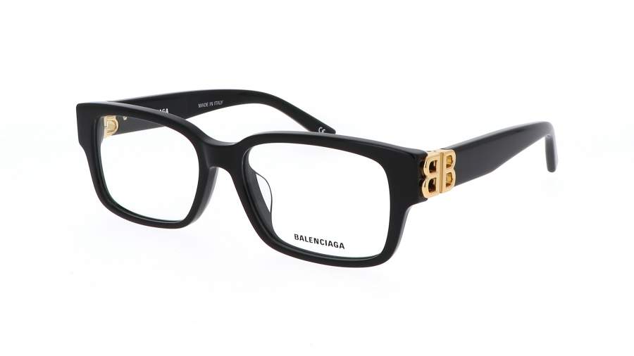 Brille Balenciaga BB105O 001 54-16 Schwarz Mittel auf Lager