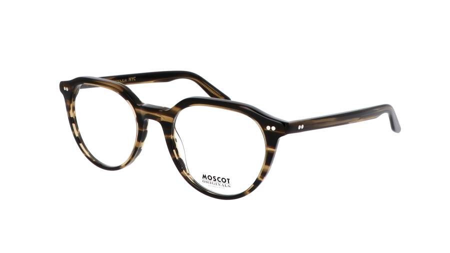 Eyeglasses Moscot Kitzel Brown Bamboo Tortoise KITZEL 50 Brown Bamboo Demo Large in stock