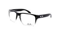 Oakley Holbrook RX OX8156 06 56-18 Polished Black Clear Fade