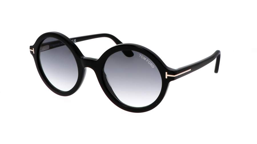 Sonnenbrille Tom Ford FT0602/S 001 52-22 Schwarz Mittel Gradient Gläser auf Lager