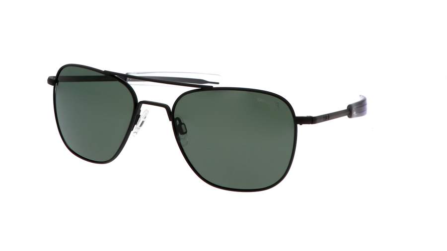 Sonnenbrille Randolph AF069 Mattschwarz Schwarz Mittel Polarisierte Gläser auf Lager