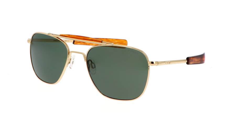 Occhiali da sole Randolph Aviator ii AT007 55-20 23K Gold in stock