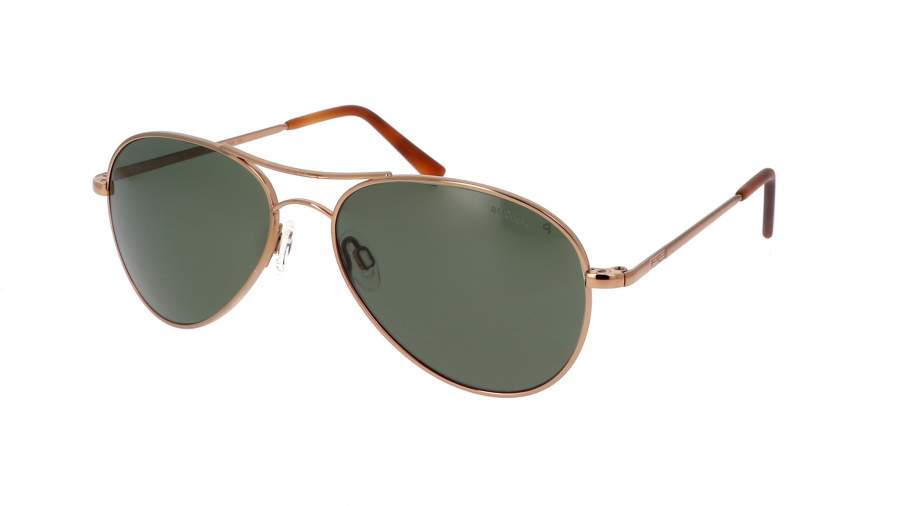 Sunglasses Randolph Amelia 22K chocolate Gold Gold Skyforce polarized AGX AA016 57-16 Medium Polarized in stock