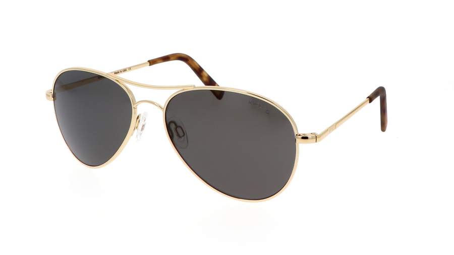 Sonnenbrille Randolph Amelia 23K Gold Gold Skyforce polarized AA015 57-16 Mittel Polarisierte Gläser auf Lager