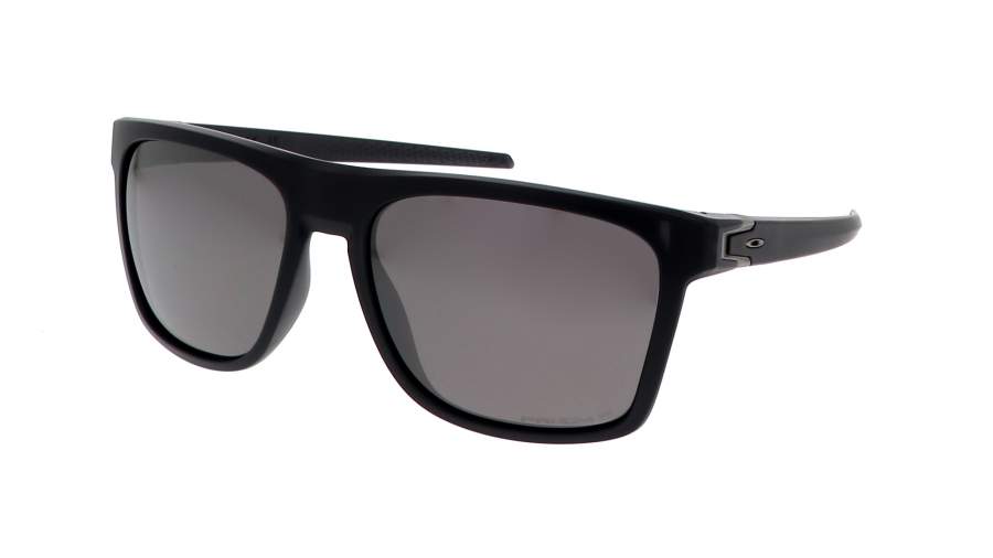 Lunettes de soleil Oakley Leffingwell Noir Mat Prizm OO9100 04 57-17 Large Polarisés Miroirs en stock