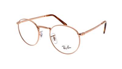 Lunettes de vue Ray-Ban New round RX3637V RB3637V 3094 47-21 Rose Gold na zalihi