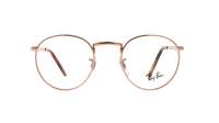 Ray-Ban New round RX3637V RB3637V 3094 47-21 Rose Gold