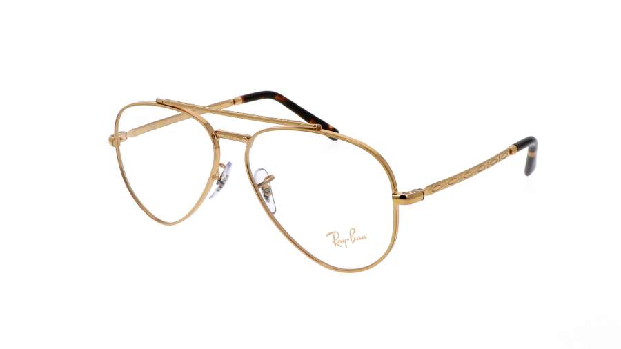 Lunettes de vue Ray-Ban New aviator RX3625V RB3625V 3086 58-14 Legend Gold na zalihi