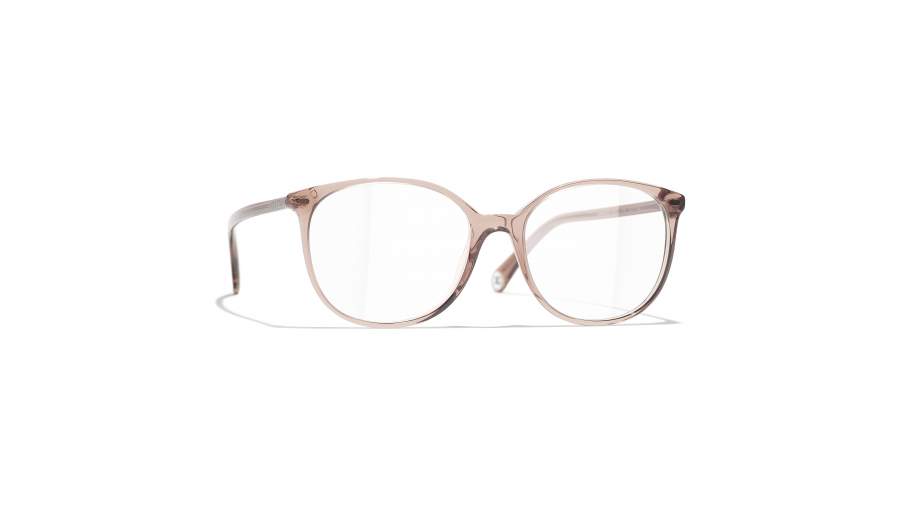 Occhiali da vista CHANEL CH3432 1709 53-17 Marron Transparent in stock