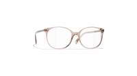 CHANEL CH3432 1709 50-17 Transparent marron